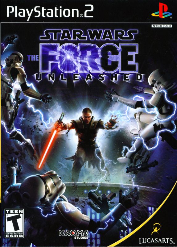 Star Wars: The Force Unleashed box art for Playstation 2